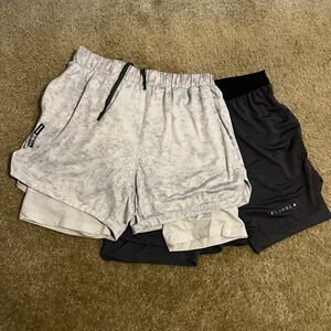 YoungLA Two-Pack Compression Athletic Shorts